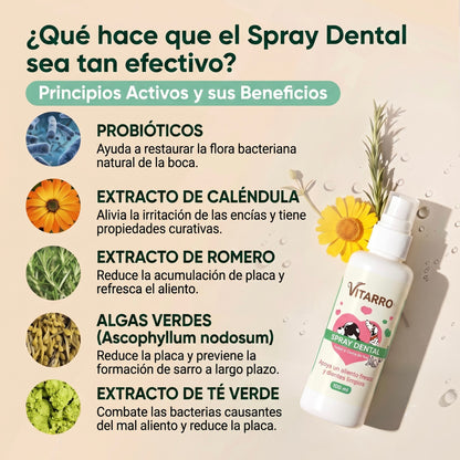 Vitarro® Spray dental para perros