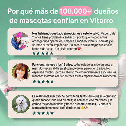 Vitarro® Spray dental para perros